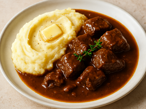 TM6 – Braised Beef & Mash