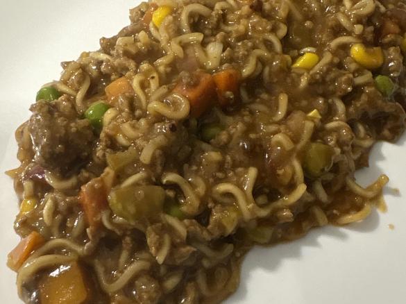 Variation Mum's Curried Savoury Mince