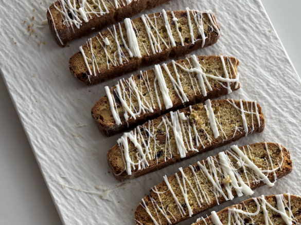 Cranberry & Pistachio Biscotti