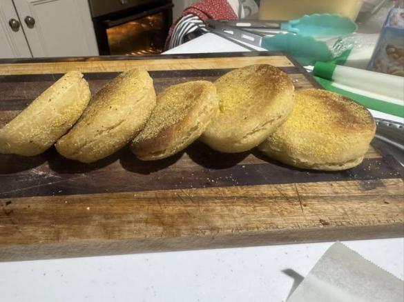 Sour Dough English Muffins