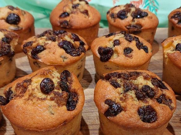 XMAS Mix Fruit Muffins