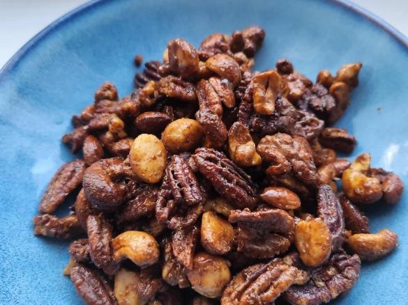 Spiced Honey Nuts