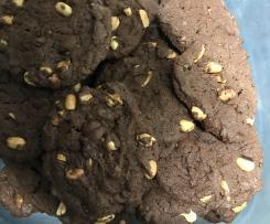 Rich Chocolate Peanut Biscuits