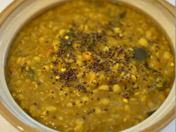 Chana Dhal & Eggplant Curry