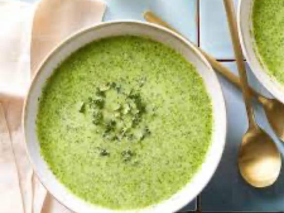 Broccoli and Cheddar cheese soup