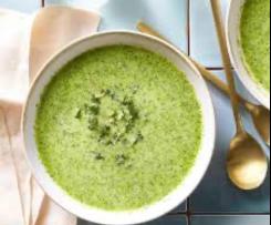 Broccoli and Cheddar cheese soup