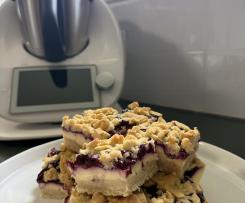Berry & Custard Crumble Slice - Sara Elcock Inspired