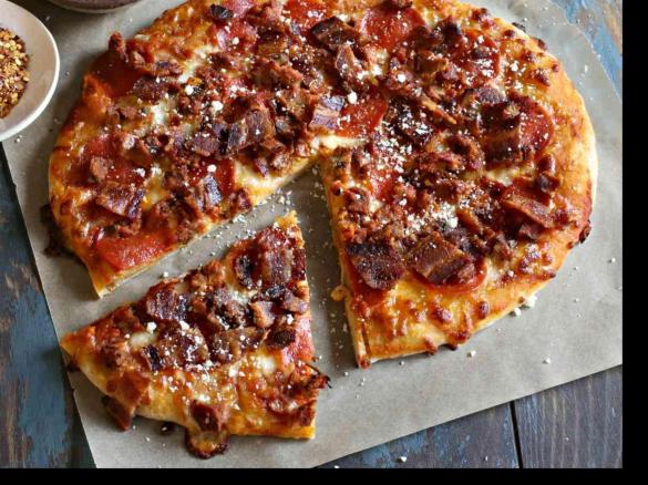 Meat Feast Pizza topping