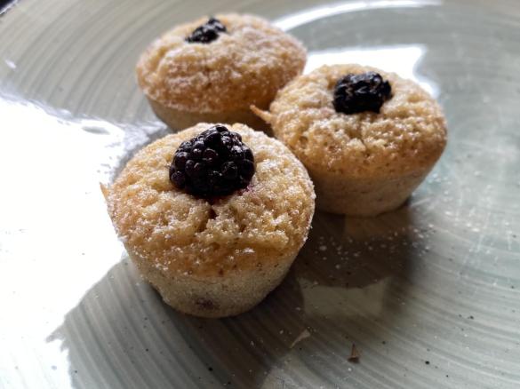 Lemon & Blackberry Friands (Nadia Lim's Recipe)