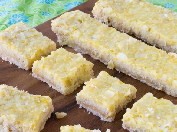 Keto Sugar Free Coconut Lime Bars