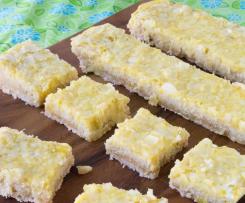 Keto Sugar Free Coconut Lime Bars