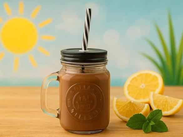 Chocolate peanut butter protein shake