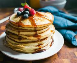 Fluffy Sourdough Pancakes