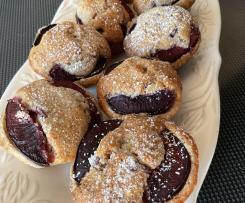 Plum and Almond Friands