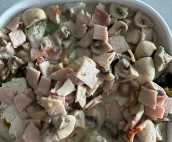 Chicken and mushroom pie filling