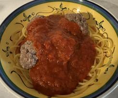 Spaghetti and Meatballs