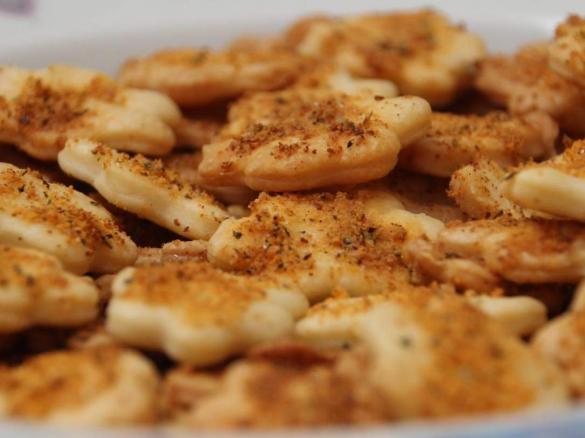 Savoury Pizza Shapes Biscuits