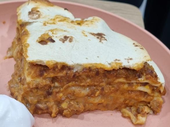 Vegetarian or Vegan Mexican Lasagna