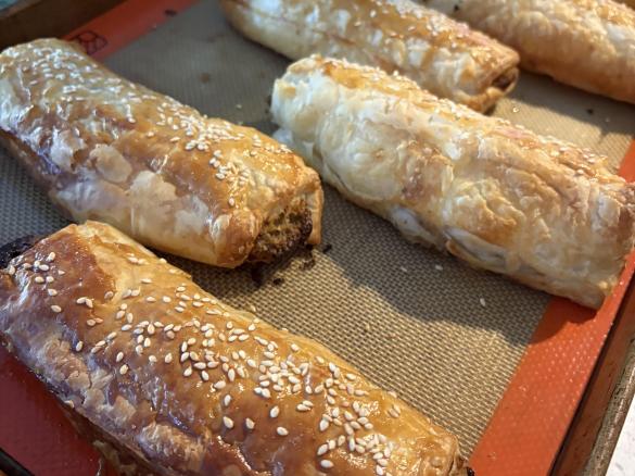 Mel’s veggie sausage rolls