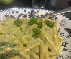 One jug Chicken and Bacon Pesto Pasta