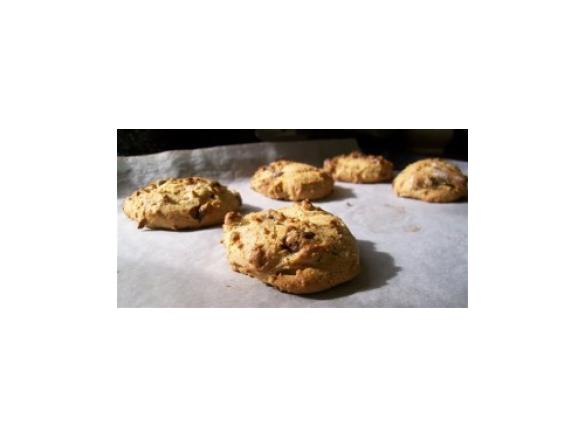 Choc Chip Almond Cookies