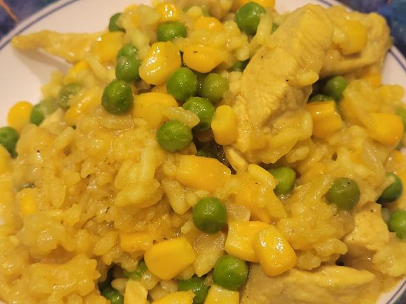 Curry Chicken Risotto