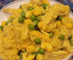 Curry Chicken Risotto