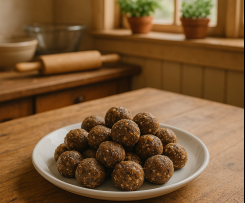 Hot Cross Bliss Balls