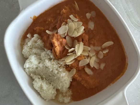 Butter Chicken with Almond Cauliflower Rice