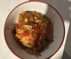 Moroccan Cauliflower and Chickpea Hotpot