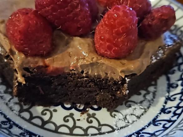 Choc Mousse Brownie