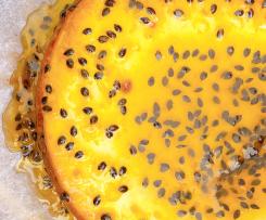 Baked cheesecake, passionfruit & ricotta