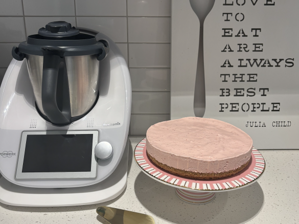 Tracy's Frozen Strawberry Mousse Cake